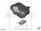 BMW Motorrad BMW 2023 R models R 1250 GS Adv. 21 (0M10) LED headlight | LED headlight