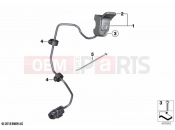 BMW Motorrad BMW 2023 R models R 1250 GS Adv. 21 (0M10) Operating unit for emergency call system | Operating unit for emergency call system