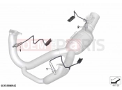 BMW Motorrad BMW 2021 R models R 1250 GS Adv. 21 (0M11, 0M13) Exhaust gas control systems | Exhaust gas control systems