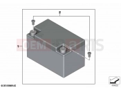 BMW Motorrad BMW 2022 R models R 1250 GS Adv. 21 (0M14) Retrofitting lithium-ion battery | Retrofitting lithium-ion battery