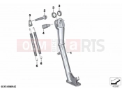 BMW Motorrad BMW 2021 R models R 1250 RS 19 (0J81, 0J83) Side stand | Side stand