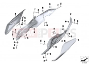 BMW Motorrad BMW 2021 R models R 1250 RS 19 (0J81, 0J83) Tail trim | Tail trim
