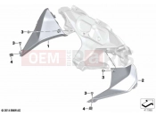 BMW Motorrad BMW 2021 R models R 1250 RS 19 (0J81, 0J83) Internal cover | Internal cover