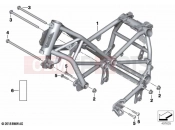 BMW Motorrad BMW 2021 R models R 1250 RS 19 (0J81, 0J83) Front frame | Front frame