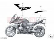 BMW Motorrad BMW 2021 R models R 1250 RS 19 (0J81, 0J83) Stick-on label 3 | Stick-on label 3