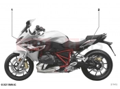 BMW Motorrad BMW 2021 R models R 1250 RS 19 (0J81, 0J83) Stick-on label 5 | Stick-on label 5