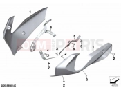 BMW Motorrad BMW 2021 R models R 1250 RS 19 (0J81, 0J83) Engine spoiler 2 | Engine spoiler 2