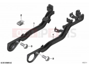 BMW Motorrad BMW 2021 R models R 1250 RS 19 (0J81, 0J83) Cable duct transmission | Cable duct transmission