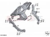BMW Motorrad BMW 2021 R models R 1250 RS 19 (0J81, 0J83) Front panel carrier | Front panel carrier