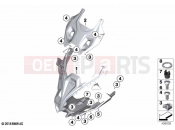 BMW Motorrad BMW 2021 R models R 1250 RS 19 (0J81, 0J83) Fairing middle section | Fairing middle section