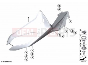 BMW Motorrad BMW 2021 R models R 1250 RS 19 (0J81, 0J83) Upper trim section | Upper trim section
