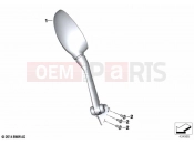 BMW Motorrad BMW 2021 R models R 1250 RS 19 (0J81, 0J83) Mirror | Mirror