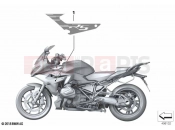 BMW Motorrad BMW 2021 R models R 1250 RS 19 (0J81, 0J83) Stick-on label 2 | Stick-on label 2