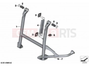BMW Motorrad BMW 2021 R models R 1250 RS 19 (0J81, 0J83) Centre stand 2 | Centre stand 2
