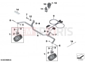 BMW Motorrad BMW 2021 R models R 1250 RS 19 (0J81, 0J83) Retrofitting, LED additional headlight | Retrofitting, LED additional headlight