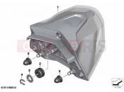 BMW Motorrad BMW 2021 R models R 1250 RS 19 (0J81, 0J83) LED rear light | LED rear light