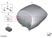 BMW Motorrad BMW 2021 R models R 1250 RT 20 (0L01, 0L03) Topcase 28l | Topcase 28l