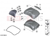 BMW Motorrad BMW 2021 R models R 1250 RT 20 (0L01, 0L03) Topcase lid | Topcase lid