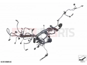 BMW Motorrad BMW 2021 R models R 1250 RT 20 (0L01, 0L03) Main wiring harness | Main wiring harness