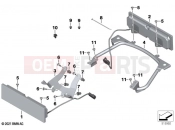 BMW Motorrad BMW 2021 R models R 1250 RT 20 (0L01, 0L03) Stop signal transmitter | Stop signal transmitter