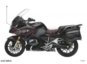 BMW Motorrad BMW 2021 R models R 1250 RT 20 (0L01, 0L03) Stick-on label 2 | Stick-on label 2