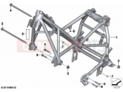 BMW Motorrad BMW 2023 R models R 1250 RT 20 (0L01, 0L03) Front frame | Front frame