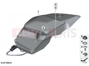 BMW Motorrad BMW 2023 R models R 1250 RT 20 (0L01, 0L03) Storage compartment, right | Storage compartment, right