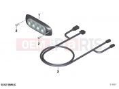 BMW Motorrad BMW 2023 R models R 1250 RT 20 (0L01, 0L03) Flashing beacons Sputnik front | Flashing beacons Sputnik front