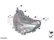 BMW Motorrad BMW 2023 R models R 1250 RT 20 (0L01, 0L03) LED headlight | LED headlight