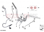 BMW Motorrad BMW 2021 R models R 18 (0L11, 0L13) Handlebars Pro Step and riser | Handlebars Pro Step and riser