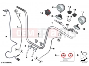 BMW Motorrad BMW 2021 R models R 18 (0L11, 0L13) Handlebars King Ape and riser | Handlebars King Ape and riser
