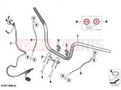 BMW Motorrad BMW 2021 R models R 18 (0L11, 0L13) Handlebars Pro Step and riser 2 | Handlebars Pro Step and riser 2