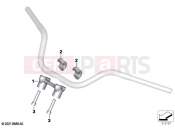 BMW Motorrad BMW 2021 R models R 18 (0L11, 0L13) Handlebars Series and riser | Handlebars Series and riser