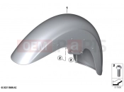 BMW Motorrad BMW 2022 R models R 18 B (0L31, 0L33) Front-wheel cover | Front-wheel cover