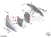 BMW Motorrad BMW 2022 R models R 18 B (0L31, 0L33) Side cover | Side cover