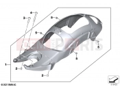 BMW Motorrad BMW 2023 R models R 18 B (0L31, 0L33) Rear frame | Rear frame