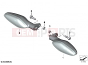 BMW Motorrad BMW 2023 R models R 18 B (0L31, 0L33) LED turn indicators front 2 | LED turn indicators front 2