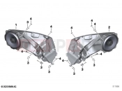 BMW Motorrad BMW 2023 R models R 18 B (0L31, 0L33) Loudspeaker front | Loudspeaker front