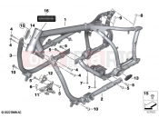 BMW Motorrad BMW 2021 R models R 18 Classic (0L21, 0L23) Main frame | Main frame
