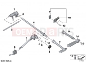 BMW Motorrad BMW 2020 R models R 18 Classic (0L21, 0L23) Inner gearshift parts reverser