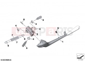BMW Motorrad BMW 2020 R models R 18 Classic (0L21, 0L23) Side stand