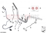 BMW Motorrad BMW 2020 R models R 18 Classic (0L21, 0L23) Handlebars Pro Step and riser | Handlebars Pro Step and riser