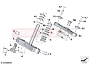 BMW Motorrad BMW 2020 R models R 18 Classic (0L21, 0L23) Fork bridge, bottom / top