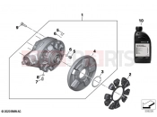 BMW Motorrad BMW 2020 R models R 18 Classic (0L21, 0L23) Bevel gear, rear