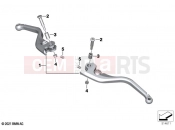 BMW Motorrad BMW 2020 R models R 18 Classic (0L21, 0L23) Hand lever adjustable
