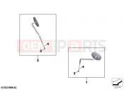 BMW Motorrad BMW 2020 R models R 18 Classic (0L21, 0L23) Mirror 2