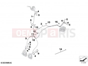 BMW Motorrad BMW 2020 R models R 18 Classic (0L21, 0L23) Brake lines, front 2 | Brake lines, front 2