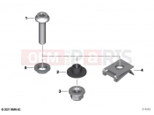BMW Motorrad BMW 2020 R models R 18 Classic (0L21, 0L23) Mounting yaw sensor