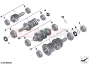 BMW Motorrad BMW 2020 R models R 18 Classic (0L21, 0L23) Transmission shafts 2