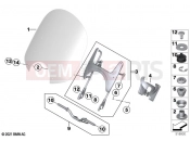 BMW Motorrad BMW 2020 R models R 18 Classic (0L21, 0L23) Windshield / mounting 2